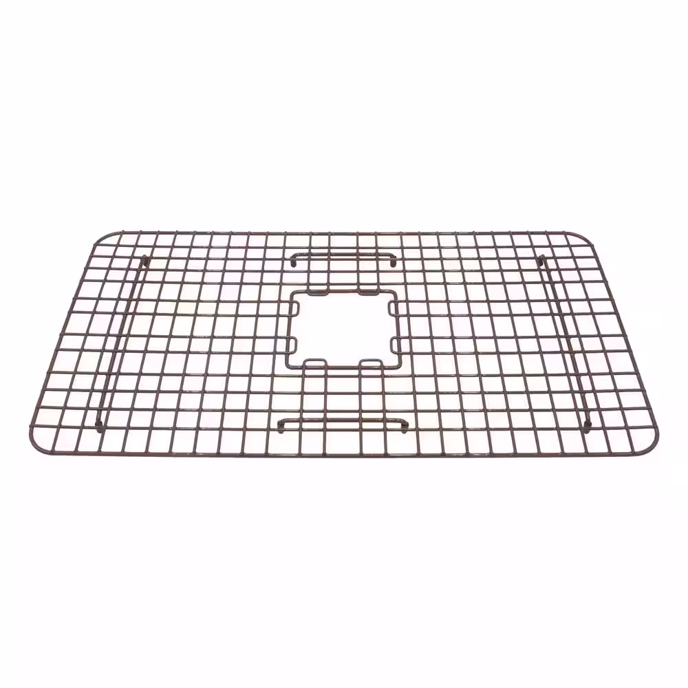 SINKOLOGY SinkSense Wren 27 in. x 15 in. Vinyl Coated Steel Kitchen Sink Bottom Grid in Antique Brown