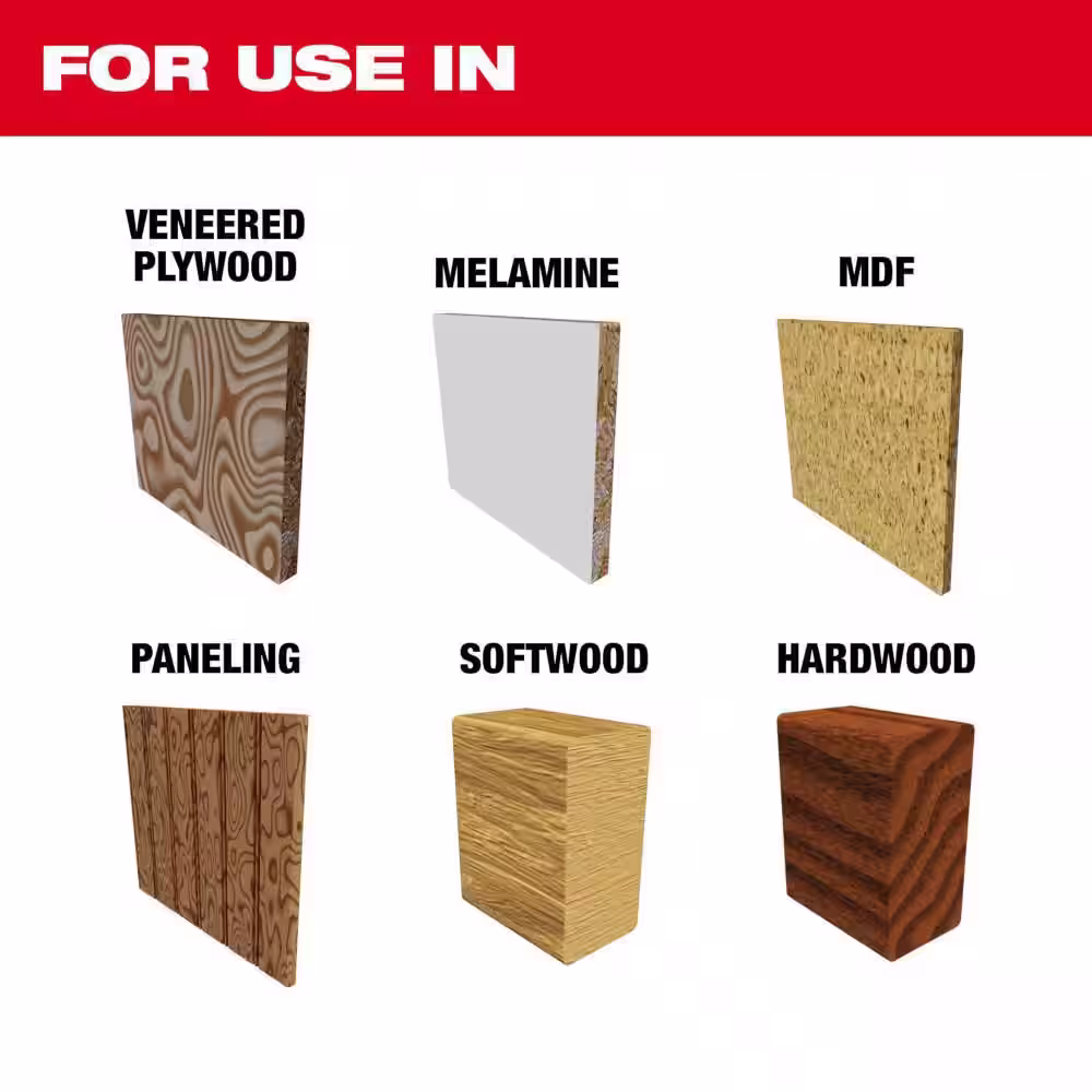 Milwaukee 6-1/2 in. x 40 TPI Carbide Finish Track Saw Blade (1-Pack)