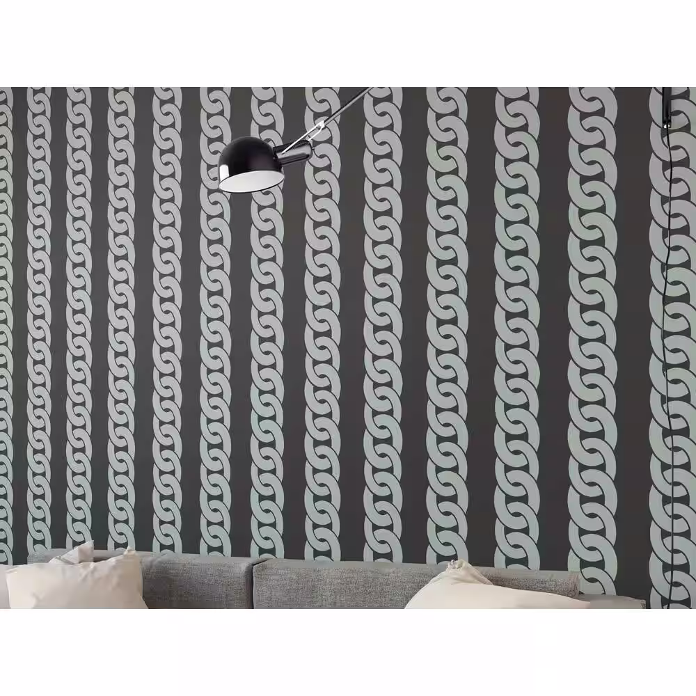 Stencil1 Bold Chain Repeat Pattern Stencil