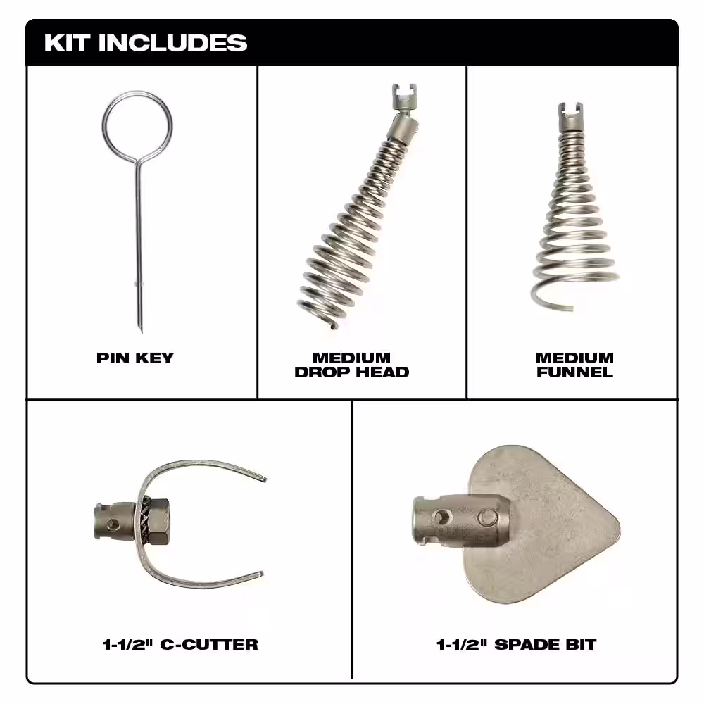 Milwaukee Medium Drain Line Kit with Rustguard (5-Piece)