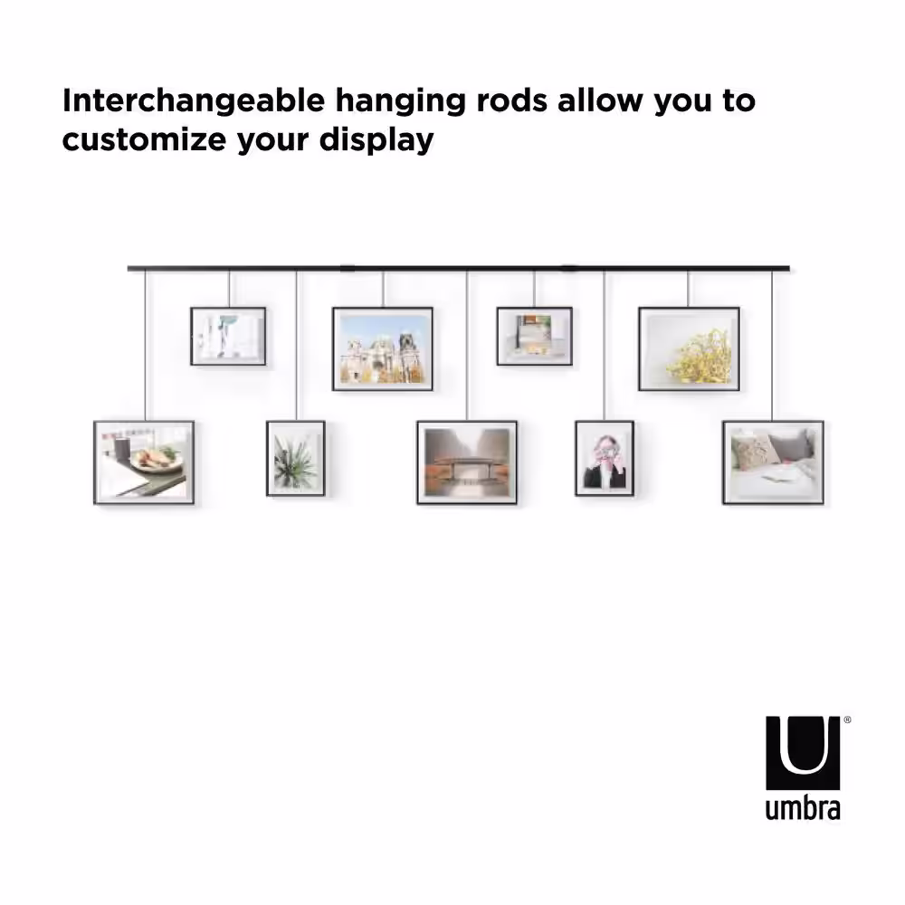 Umbra ExHIBIT 9 8 x 10-OpenING Picture Frame GALLERY BLACK