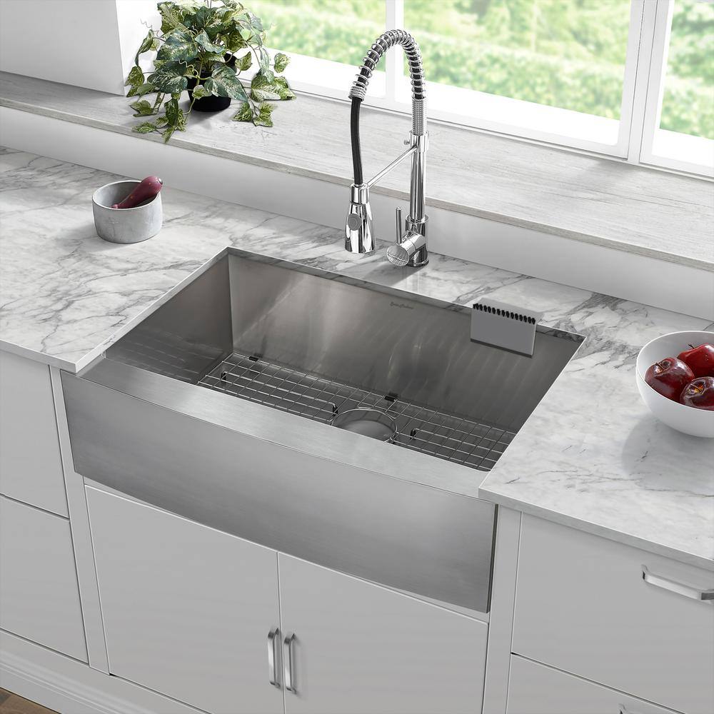 Swiss Madison 30 in. L x 21 in. W Stainless Steel Kitchen Sink Grid