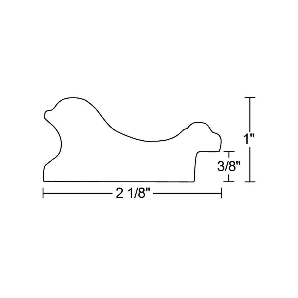 Timeless Frames Lauren 1-Opening 16 in. x 20 in. Gold Matted Picture Frame