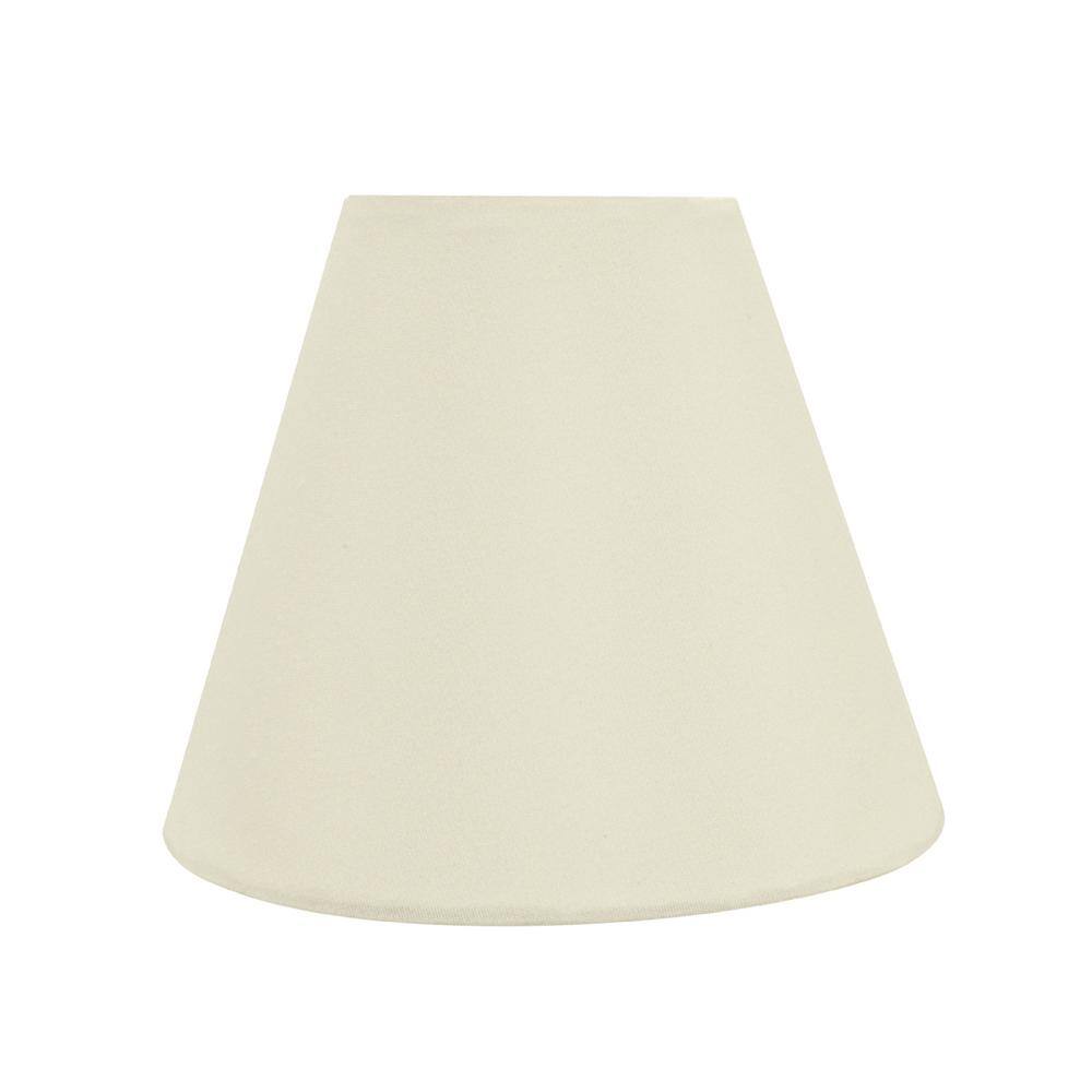 Aspen Creative Corporation 6 in. x 5 in. Ivory Hardback Empire Lamp Shade (2-Pack)