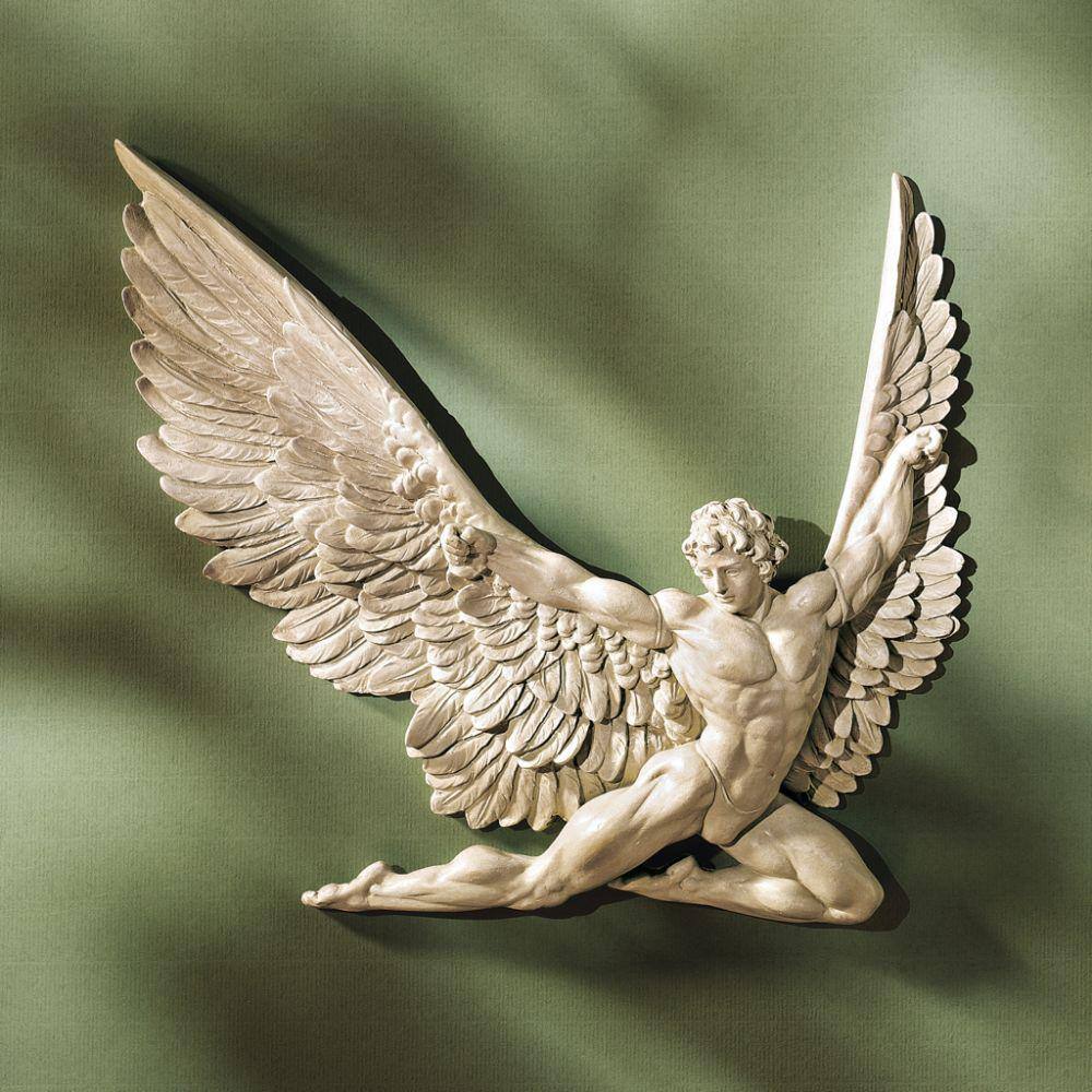 Design Toscano 11 in. x 11 in. Icarus Wall Sculpture