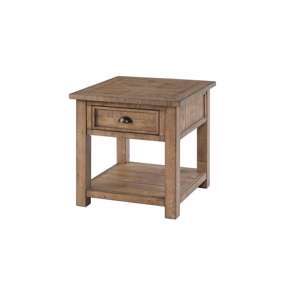 Martin Svensson Home Reclaimed Natural 24 in. H Monterey End Table