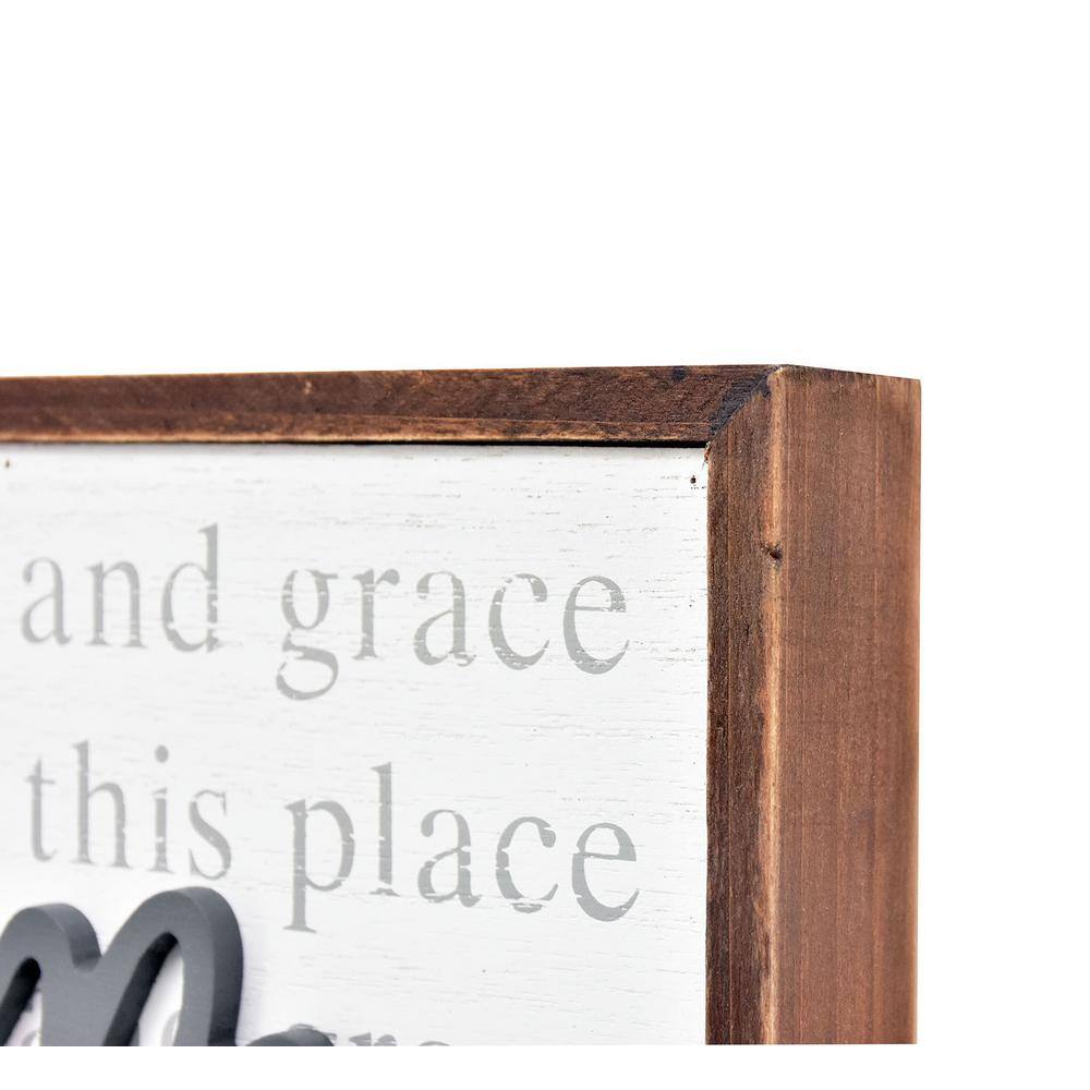 None Welcome Indoor Wood Wall Decorative Sign