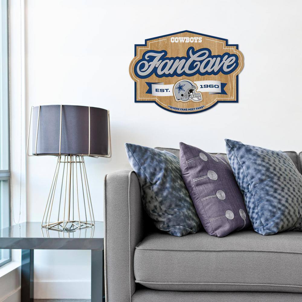 YouTheFan NFL Dallas Cowboys Fan Cave Decorative Sign