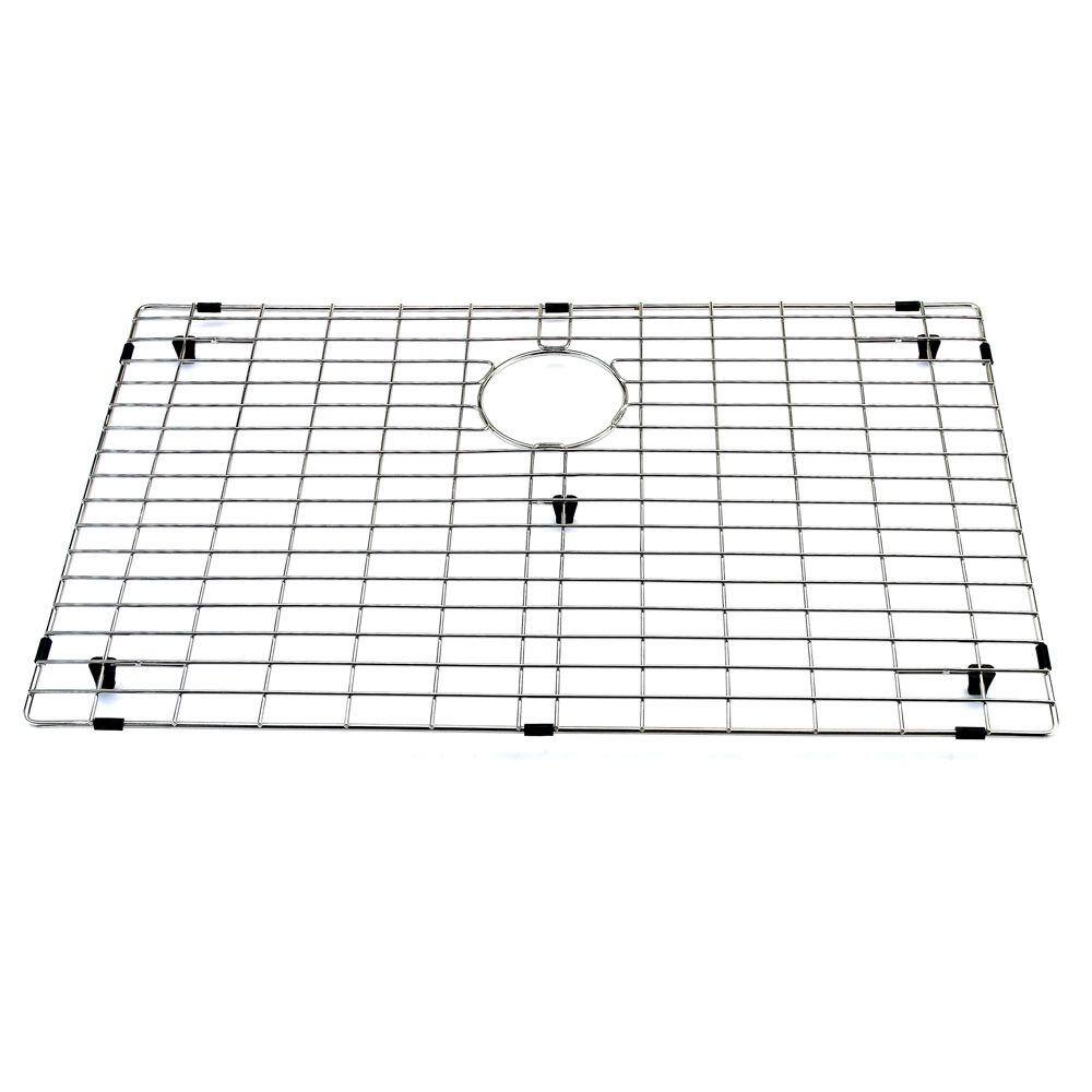 VIGO 28 in. x 17 in. Kitchen Sink Bottom Grid in Stainless Steel