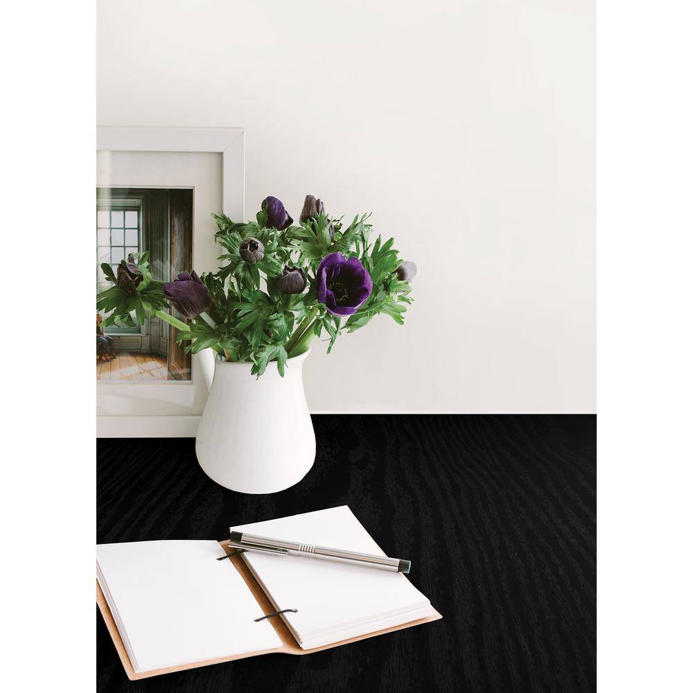Fablon Wood Black Wall Adhesive Film (Set of 2)