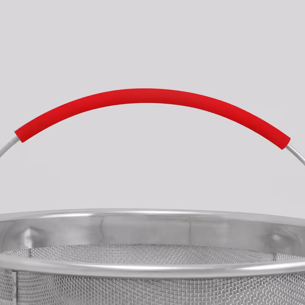 Excel Steel 8.5 in. Stainless Steel Strainer Basket