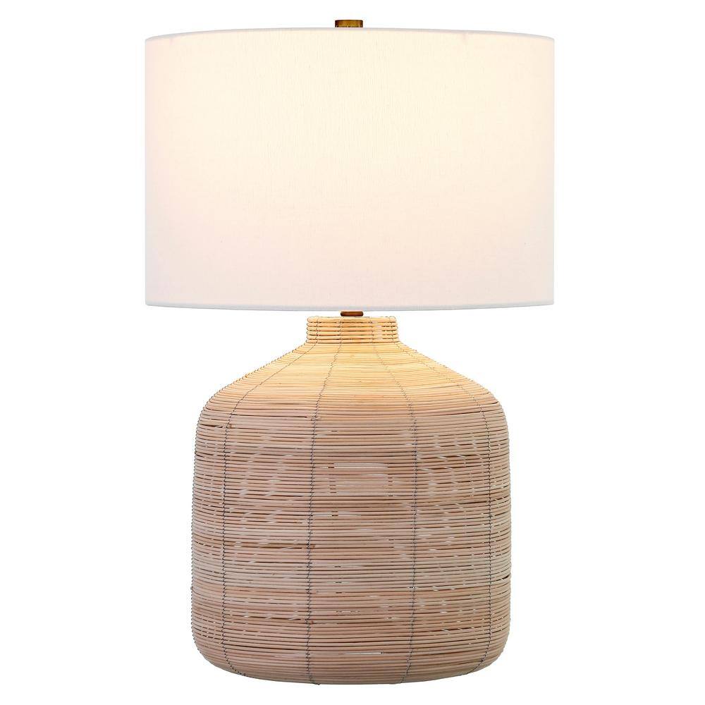 Meyer&Cross Jolina 26.5 in. Oversized Rattan Table Lamp