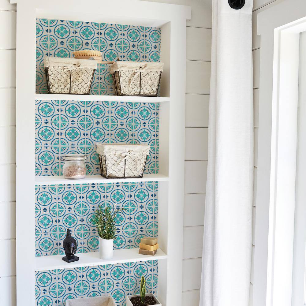 Fablon Cassia Teal Adhesive Film (Set of 2)