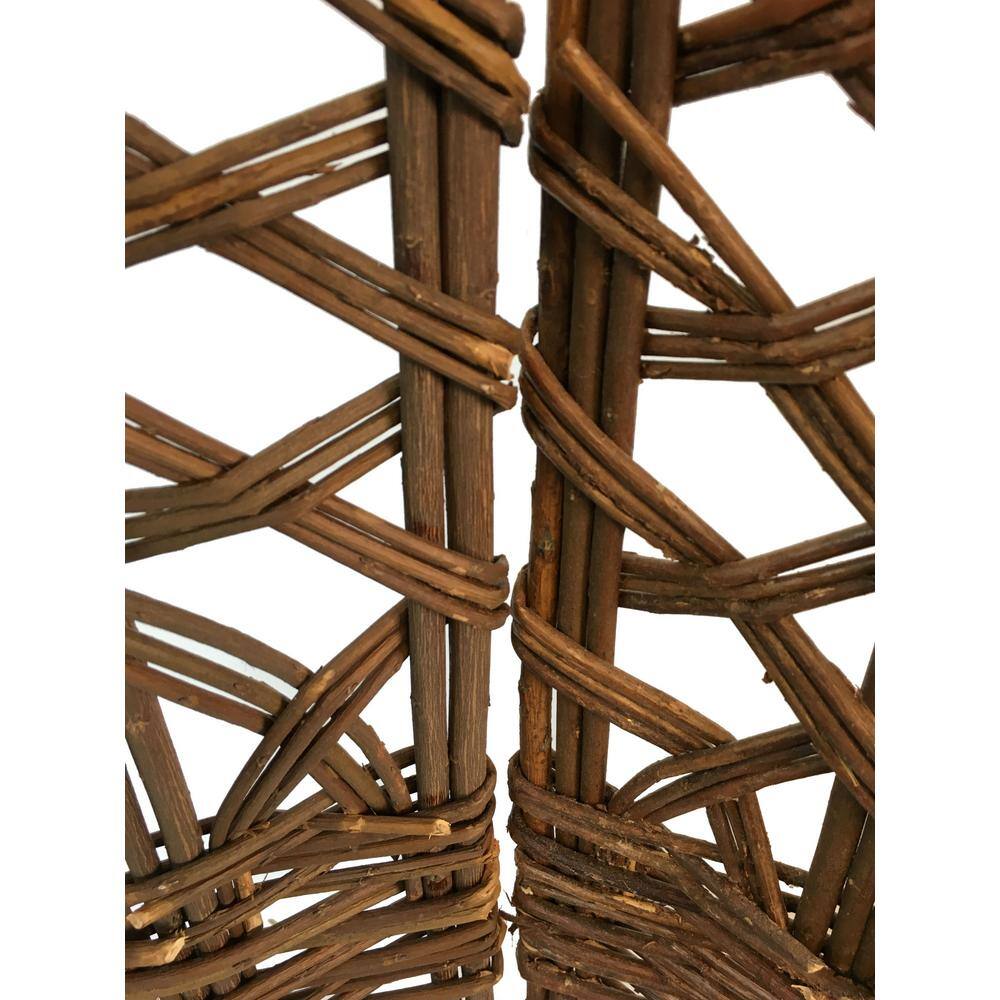 MGP 54 in. W x 60 in. H 18 in. per panel 3-Panel Willow Screen Sets