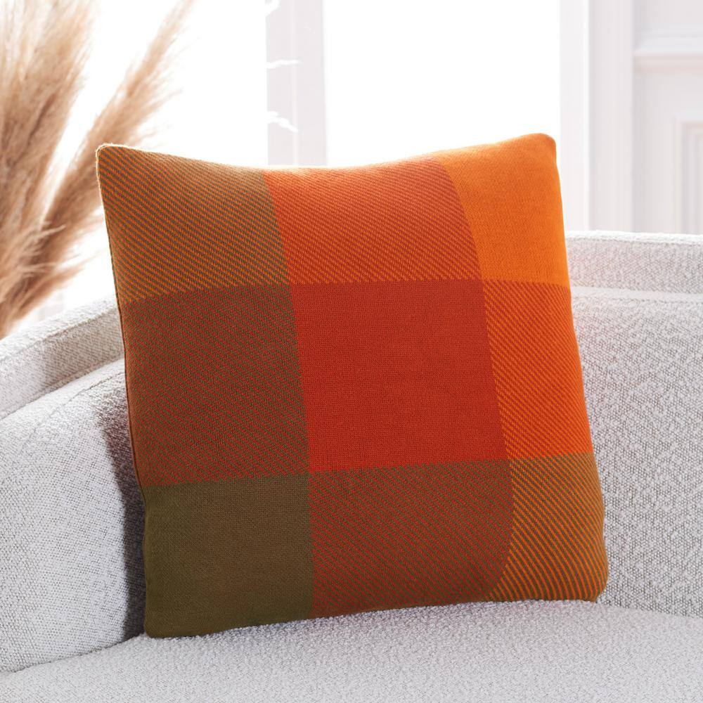None Harvest Multi 18 in. x 18 in. Throw Pillow