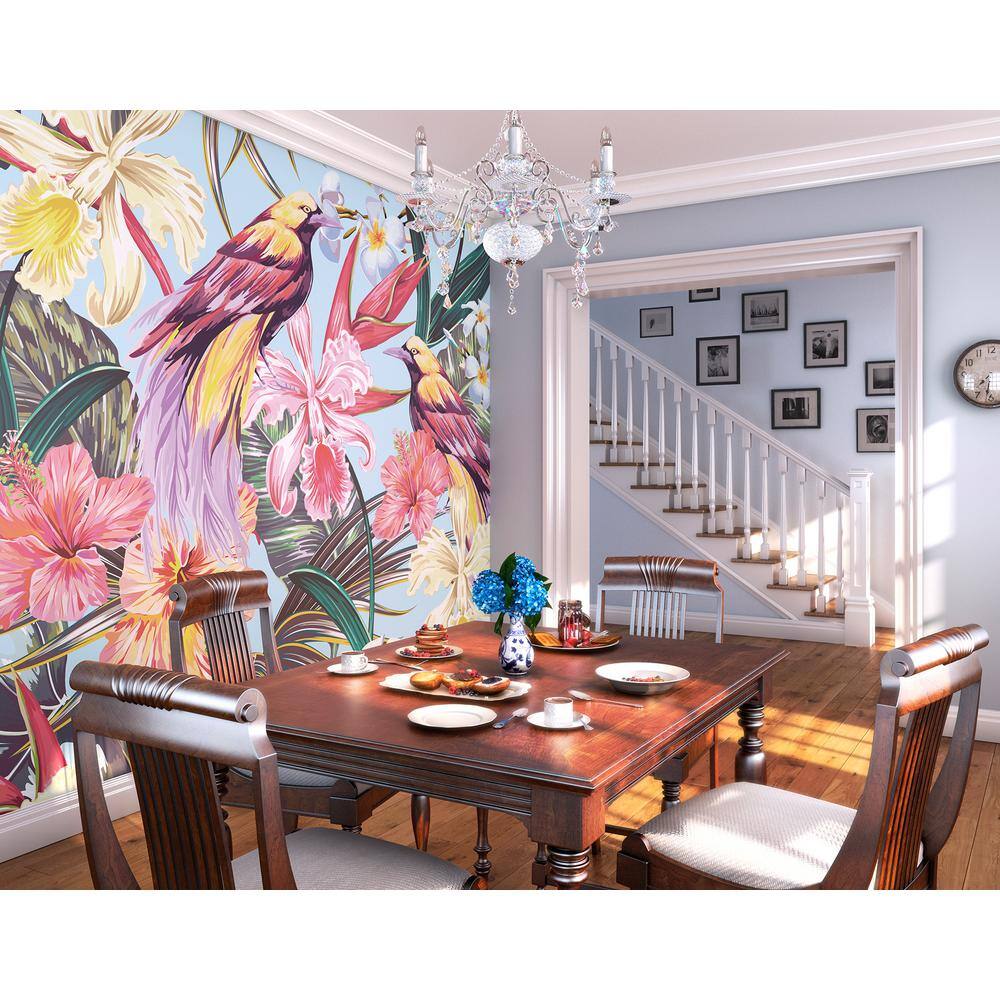 OhPopsi Tropical Exotic Flowers Wall Mural