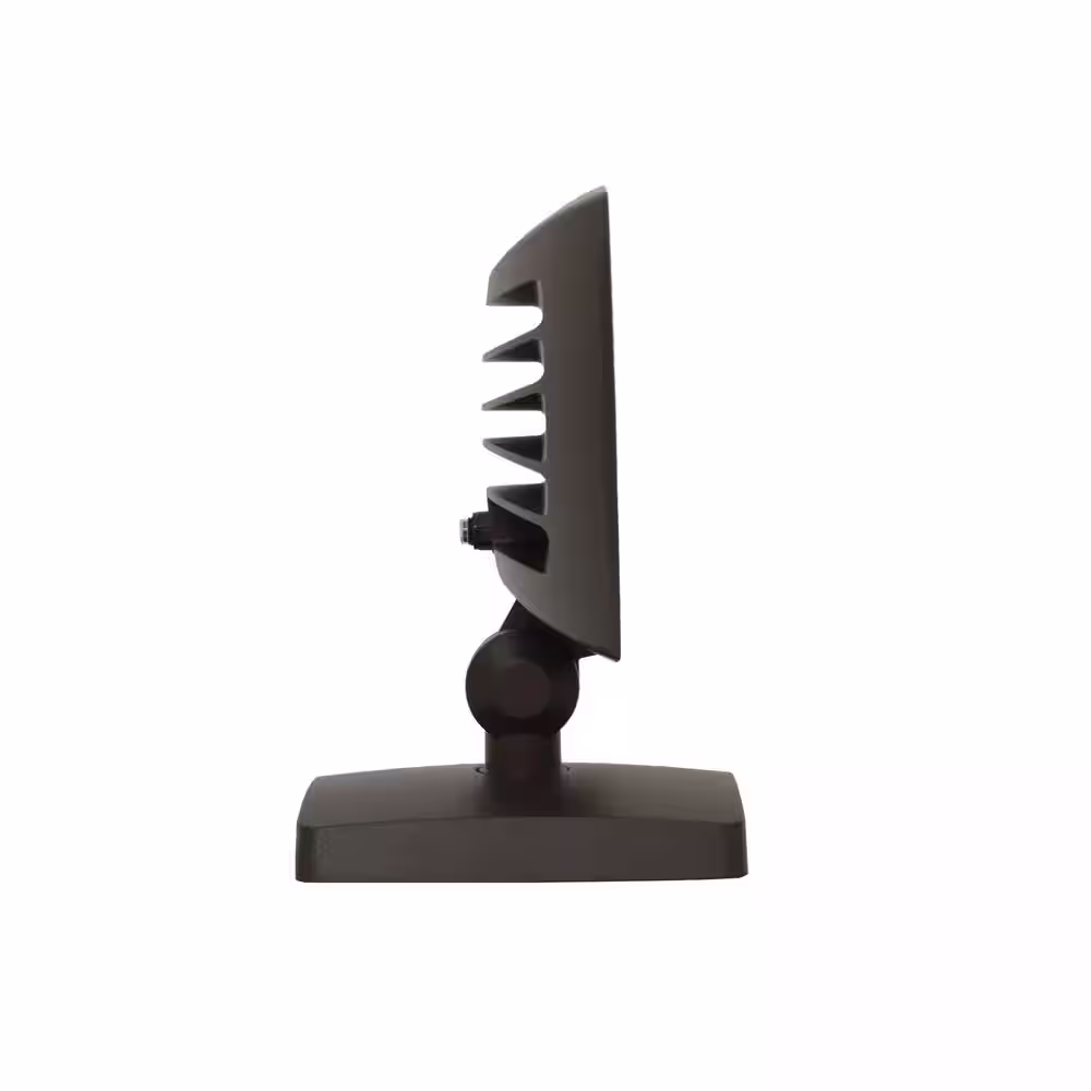 Commercial Electric 175W Equivalent Integrated LED Bronze Outdoor Residential Wall/Flood Light, 5000 Lumens