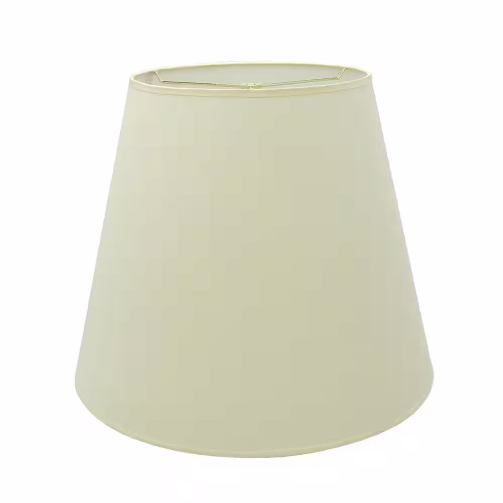 Aspen Creative Corporation 18 in. x 15 in. Ivory Hardback Empire Lamp Shade