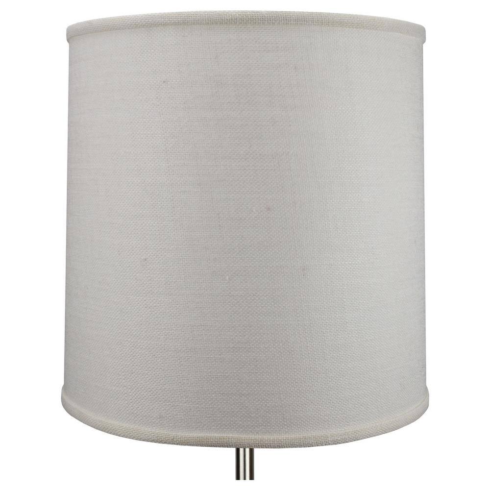 FenchelShades.com Fenchel Shades 14 in. Top Diameter x 15 in. Bottom Diameter x 15 in. Slant, Empire Lamp Shade - Burlap Off White