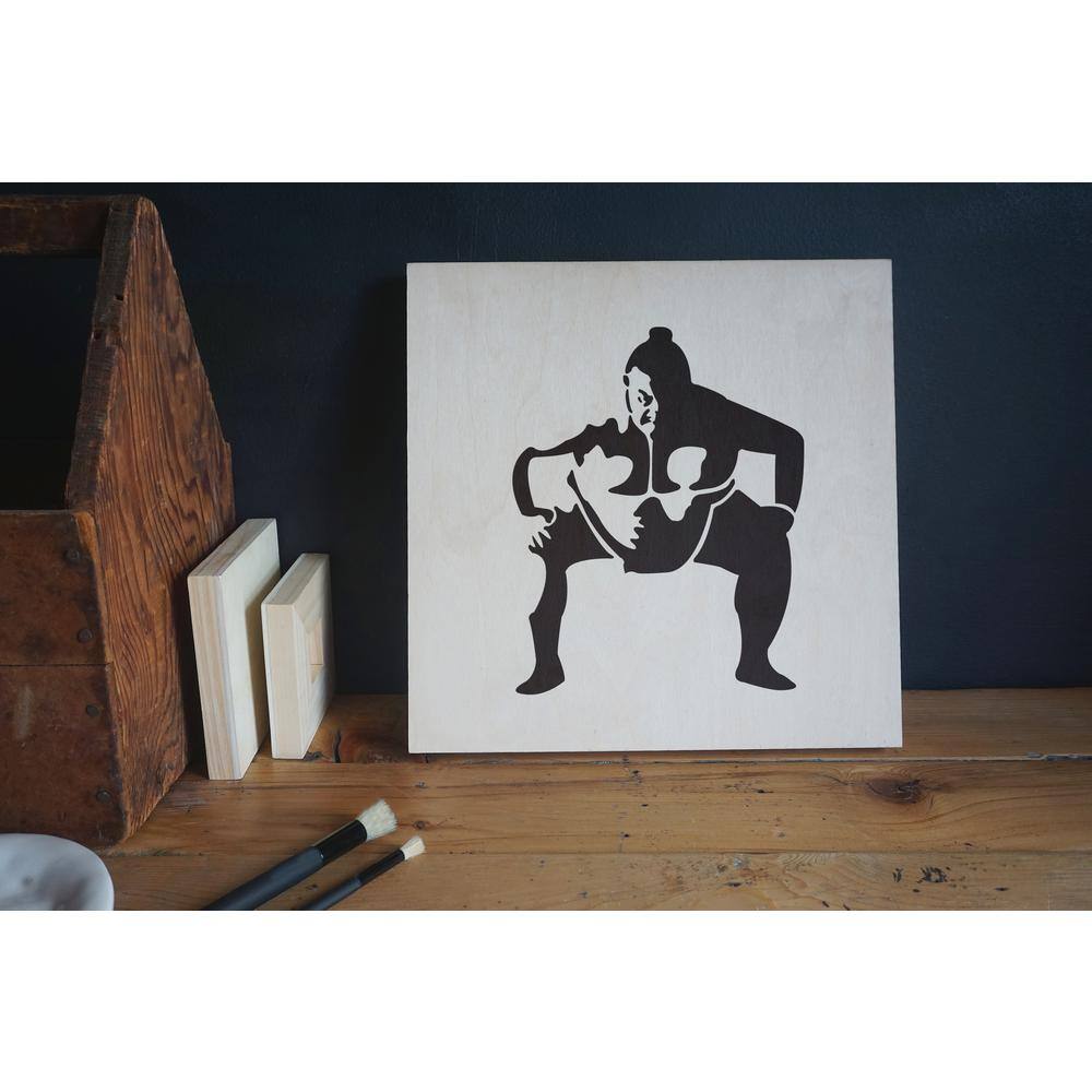 Stencil1 Sumo Wrestler Stencil