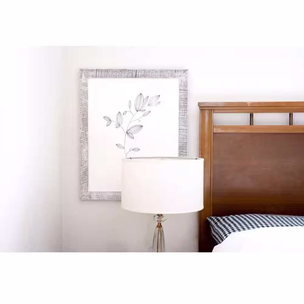 HomeRoots Josephine 11 in. x 17 in. White Wash Picture Frame