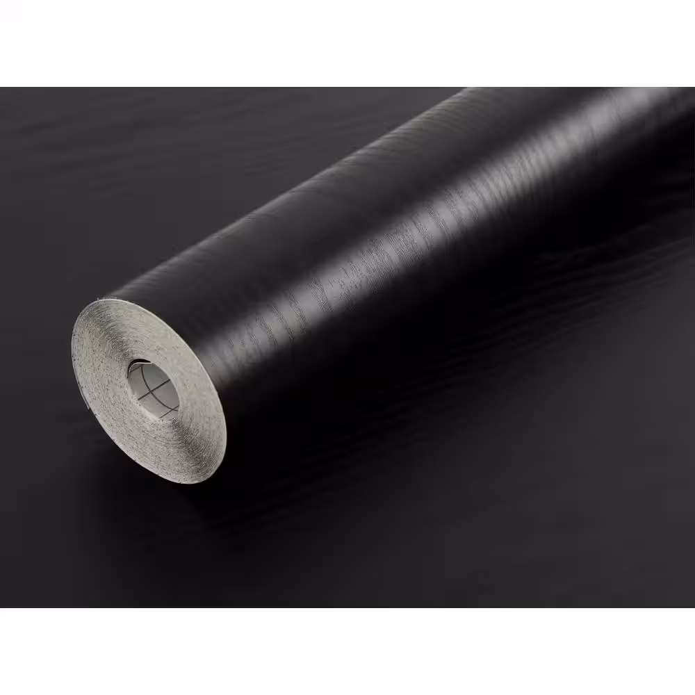 Fablon Wood Black Adhesive Film