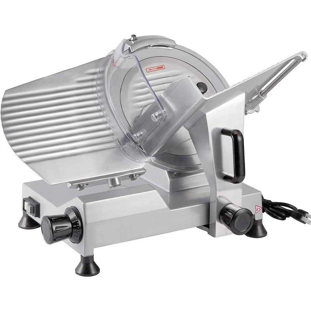 None Hakka 12 in. Anodized Aluminum Commercial Meat Slicer and Food Slicer