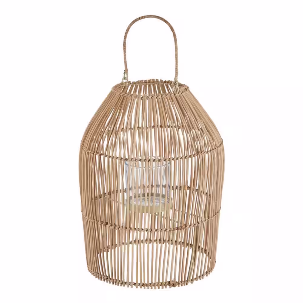 StyleWell Natural Rattan Lantern