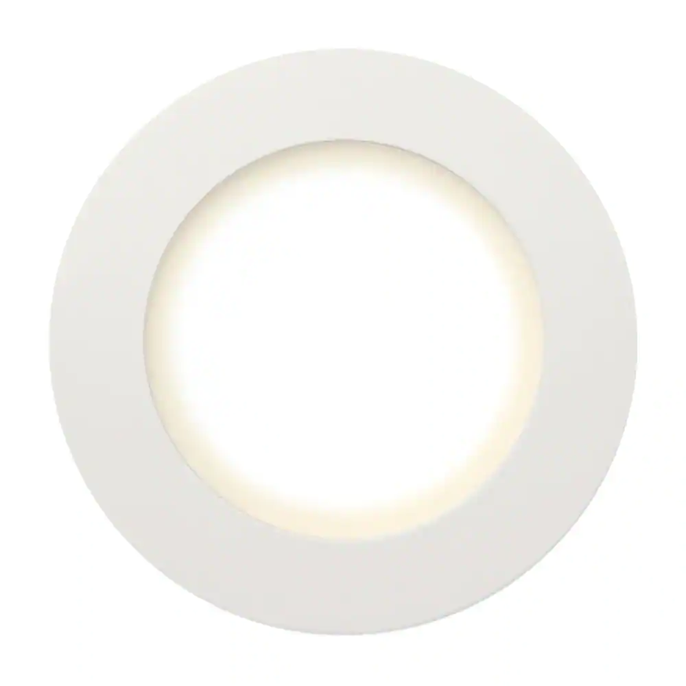 Commercial Electric 6 in. Selectable CCT Integrated LED Retrofit Ultra-Slim White Recessed Light Trim