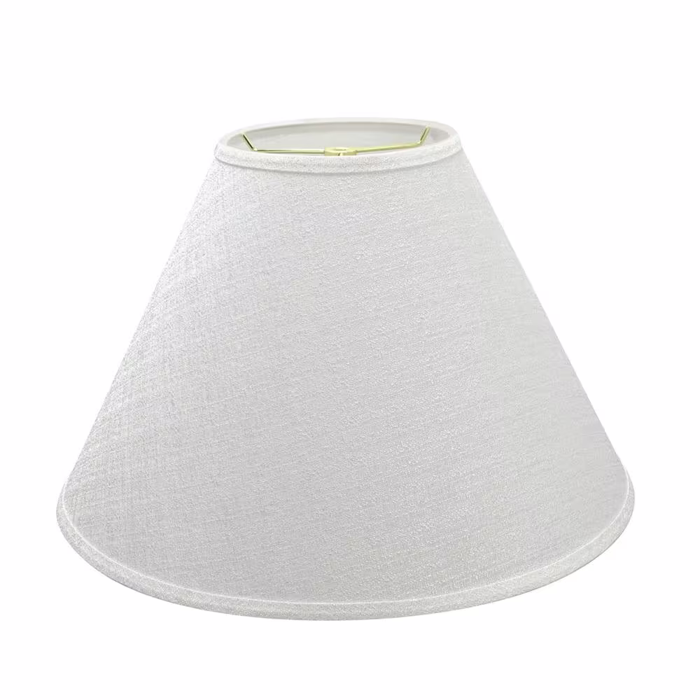Aspen Creative Corporation 18 in. x 12.5 in. Off White Hardback Empire Lamp Shade