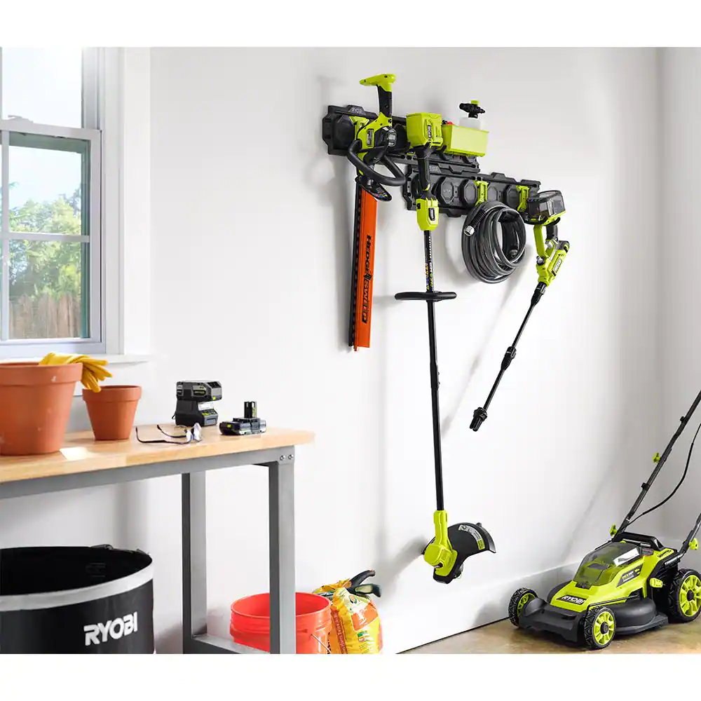 RYOBI LINK Tool Organizer Shelf with LINK 8-Piece Wall Storage Kit