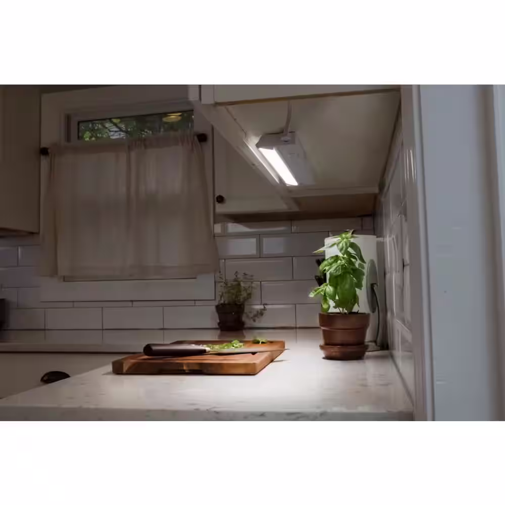 None 18 in. LED White Pro Pivot WiFi Under Cabinet Light
