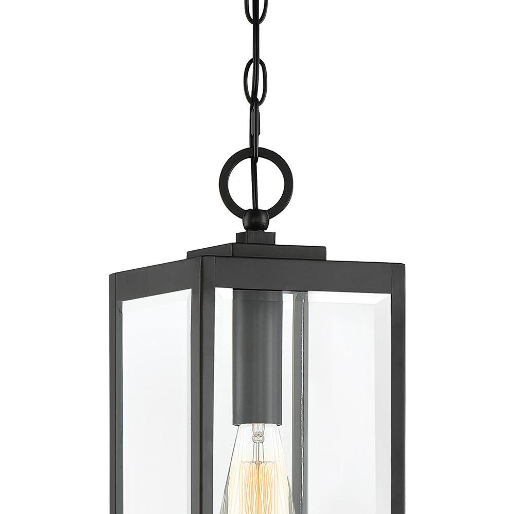 Quoizel Westover 1-Light Black Outdoor Pendant Light