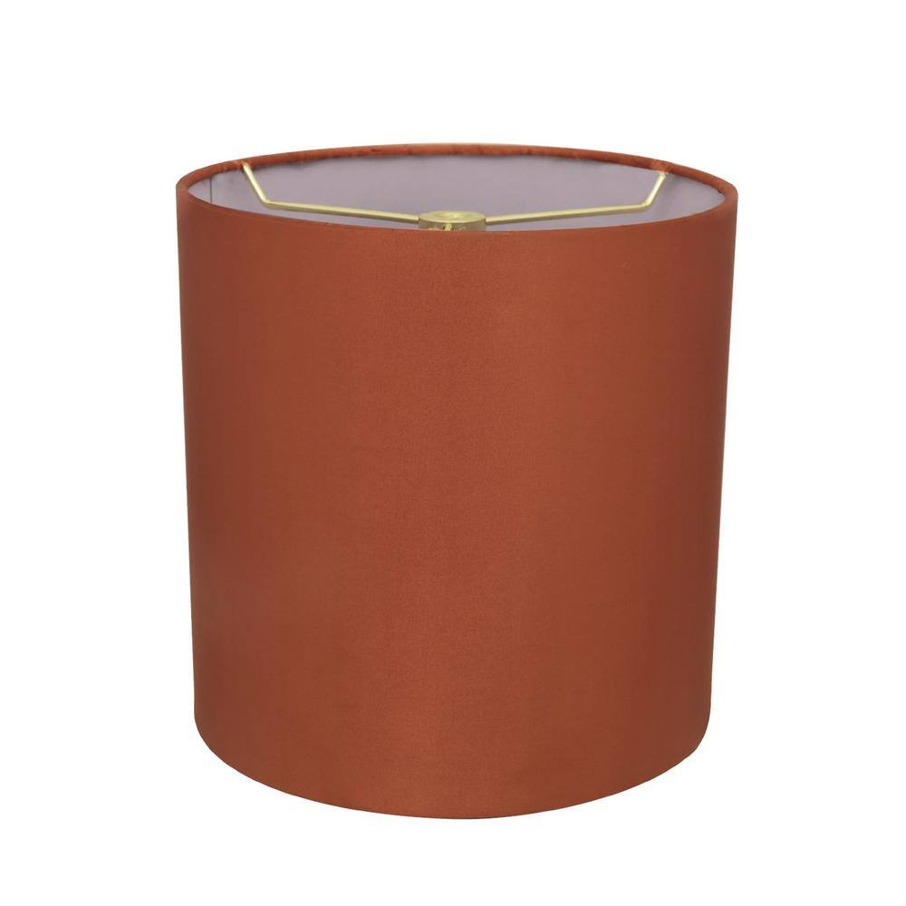 Aspen Creative Corporation 8 in. x 8 in. Redwood Drum/Cylinder Lamp Shade
