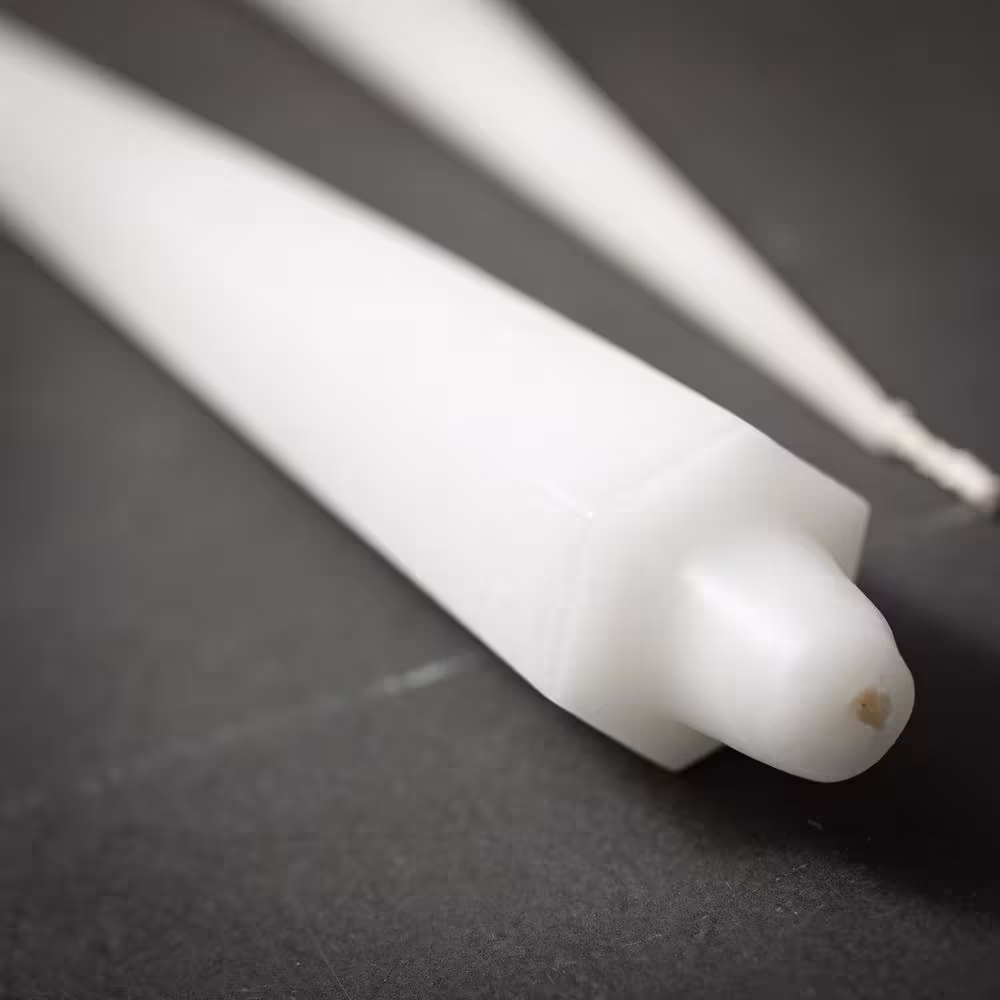 Vance Kitira 13.25 in. White Spire Taper Candles - Set of 2