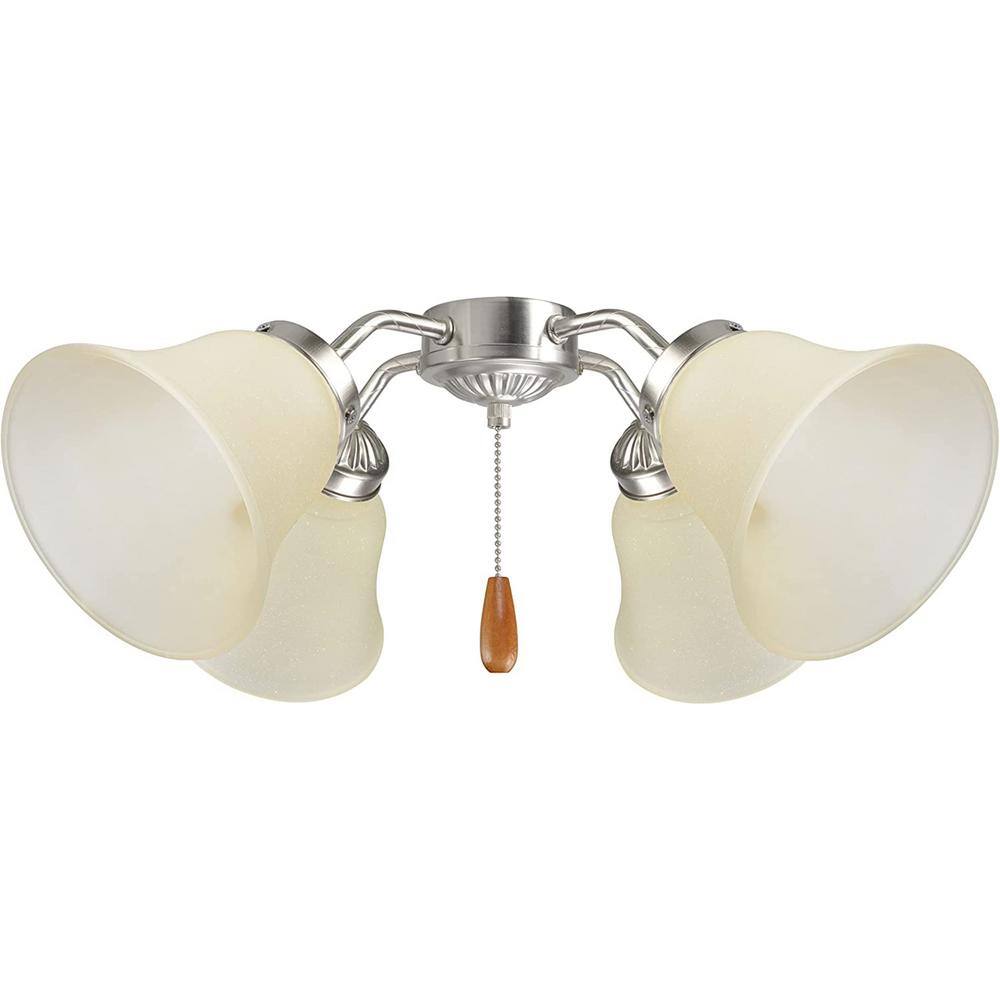 None 2-1/8 in. Fitter x Dia 5-1/2 in. x 4-3/4 in. H, 4PK - Lighting Accessory - Replacement Glass - Amber