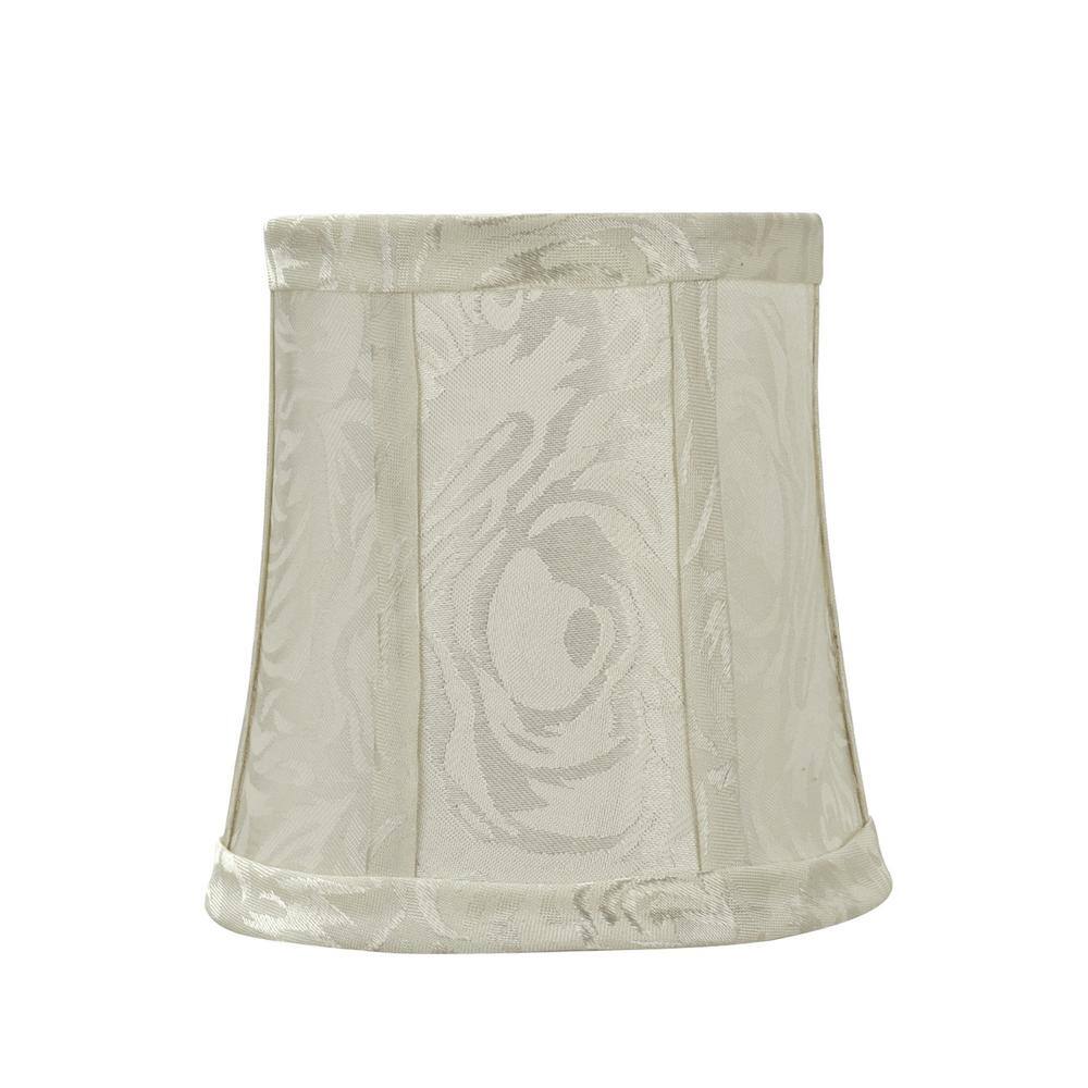 Aspen Creative Corporation 5 in. x 5 in. Off White Bell Lamp Shade (6-Pack)