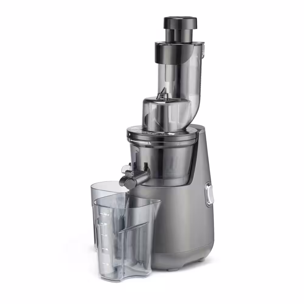 Cuisinart Easy Clean 33.8 oz. Gray Masticating Slow Juicer with Mesh-Free Filter