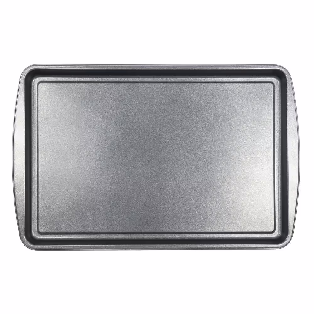 Gibson Simply Essential 11 in. x 17 in. Nonstick Rectangle Aluminum Baking Sheet Pan