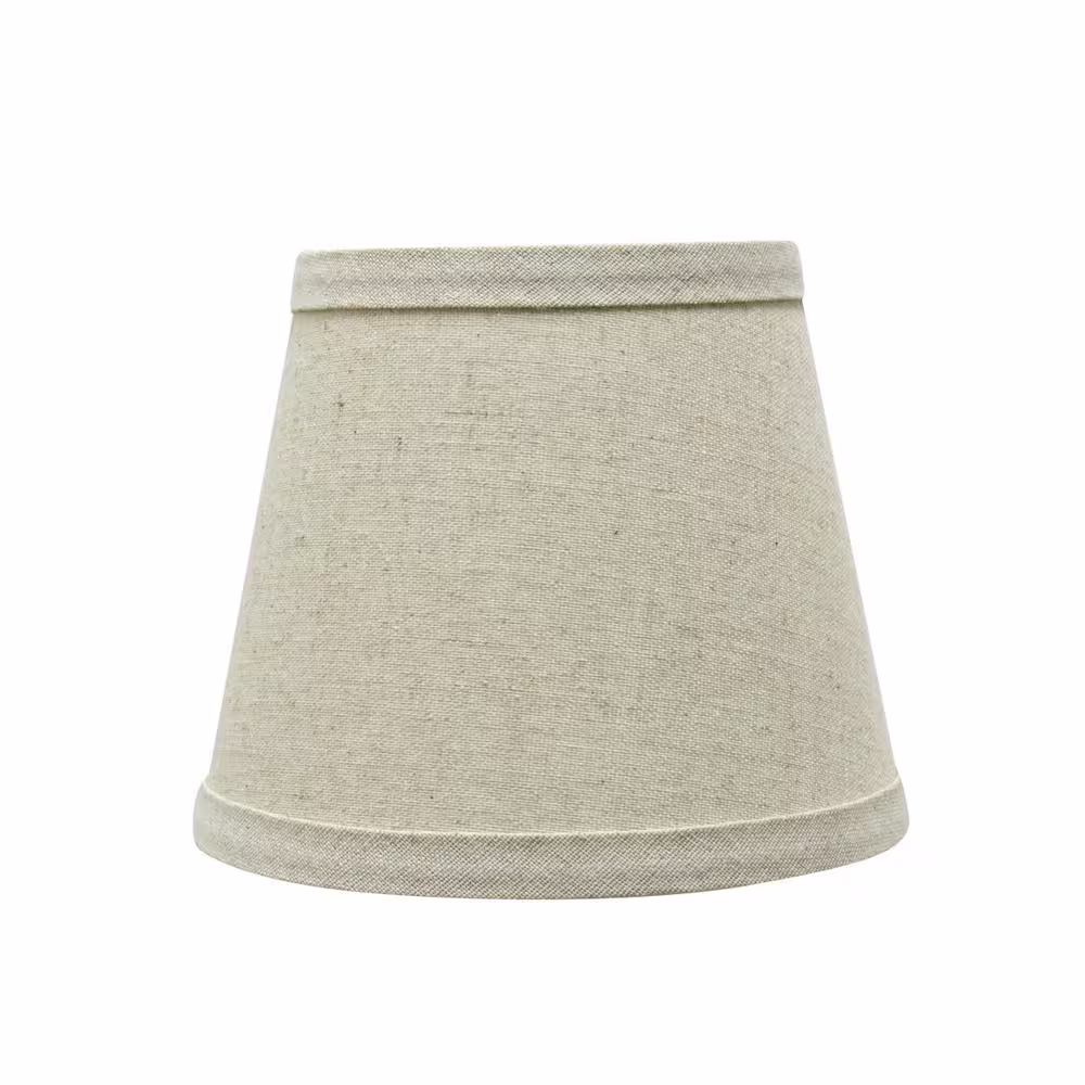 Aspen Creative Corporation 6 in. x 5 in. Light Grey Hardback Empire Lamp Shade (9-Pack)