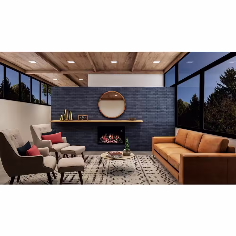 Halo 9 in. White Recessed Ceiling Light Square Trim with Glass Albalite Lens