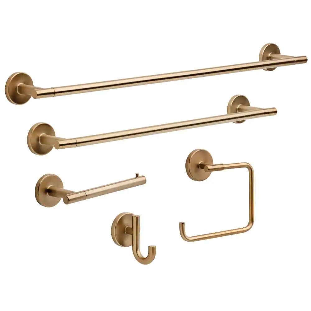 Delta Trinsic Single Post Toilet Paper Holder in Champagne Bronze
