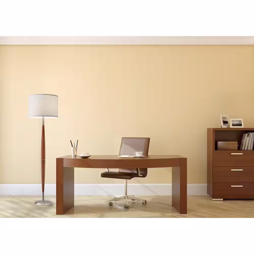 Adesso Hudson 61 in. Dark Maple Floor Lamp