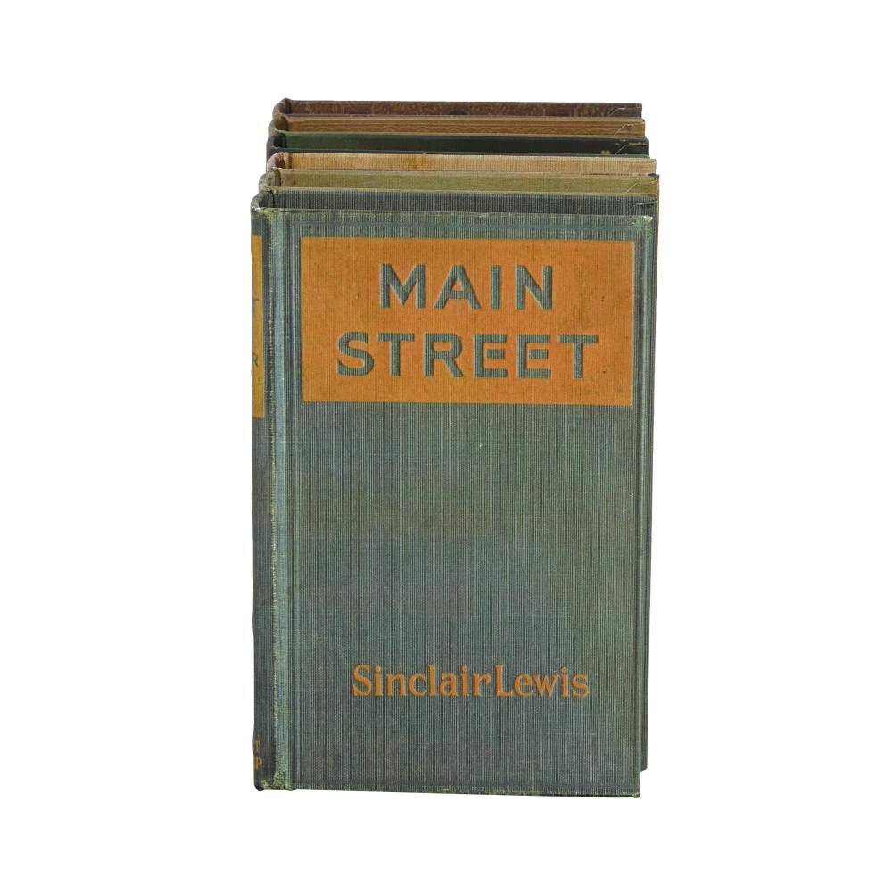 Litton Lane Rectangle Wood Faux Book Box with Varying Covers (Set of 6)