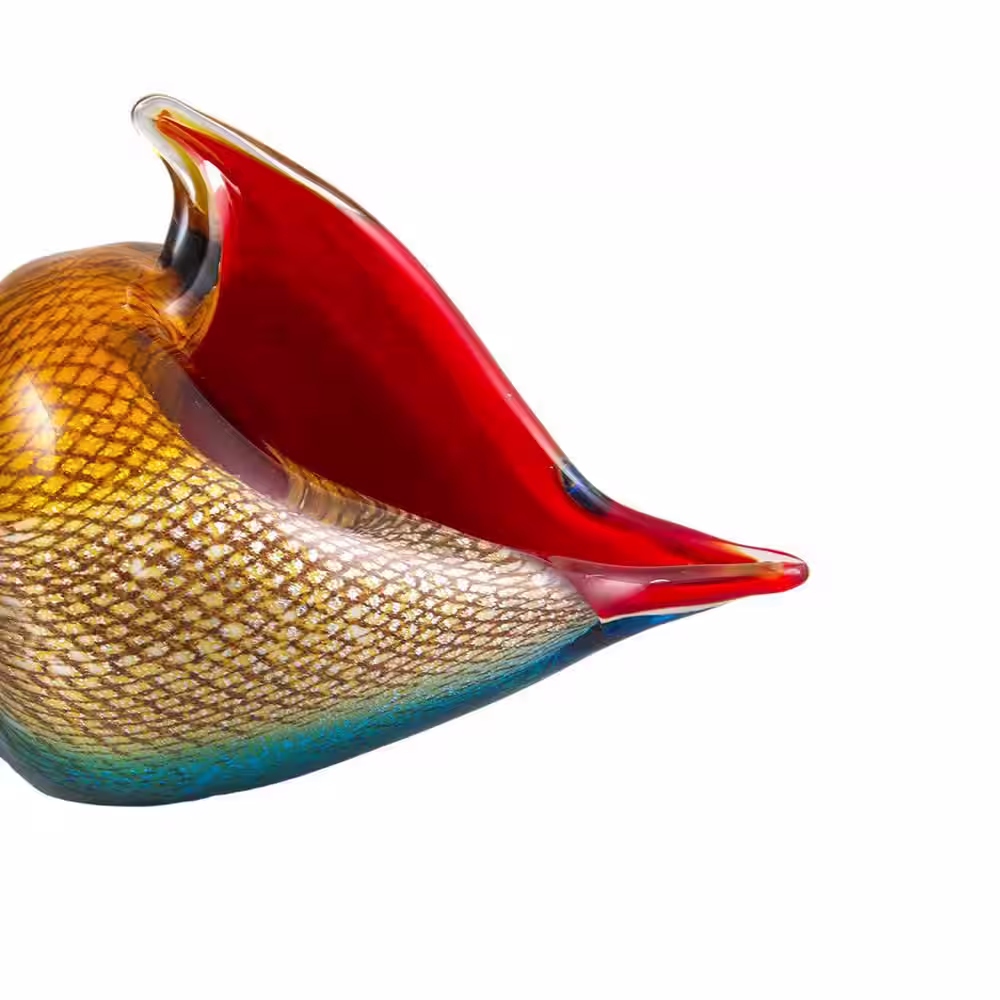 Dale Tiffany Oceanside Seashell Handcrafted Art Glass Figurine