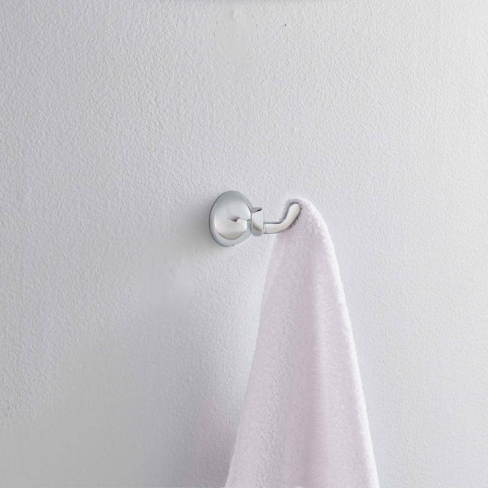 Delta Foundations Double Towel Hook in Chrome