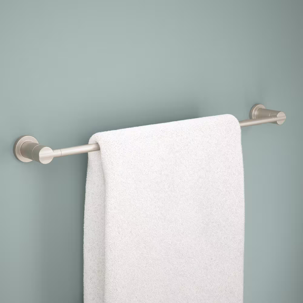 Delta Nicoli 18 in. Towel Bar with 6 in. Extender in Spotshield Brushed Nickel