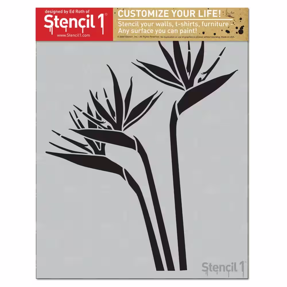 Stencil1 Bird of Paradise Stencil