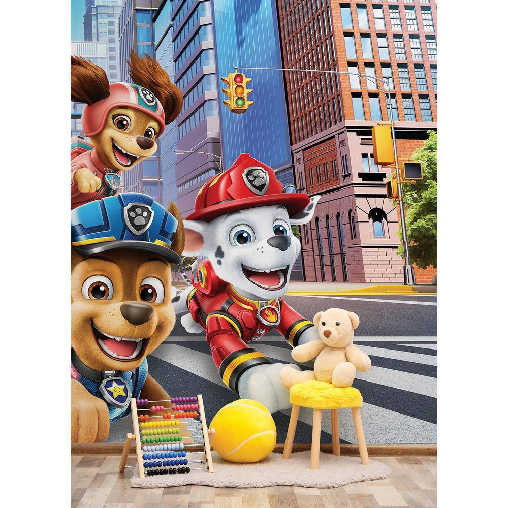 RoomMates Paw Patrol The Movie Peel and Stick Wallpaper Wall Mural