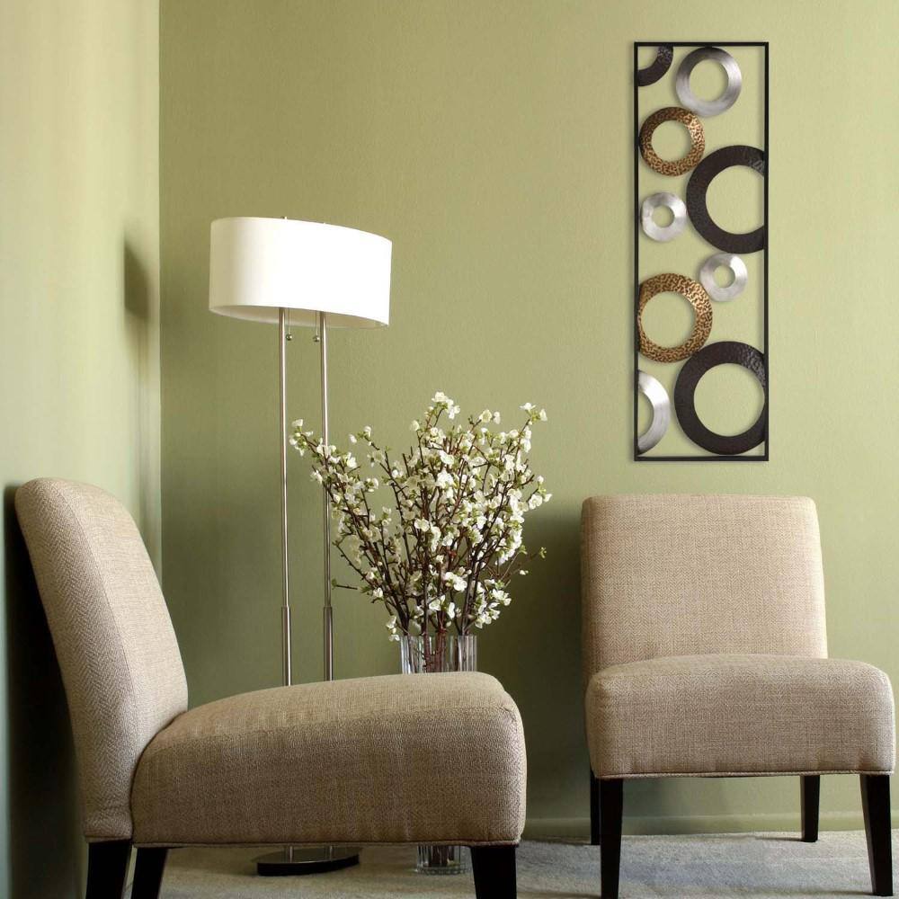 HomeRoots 12 in. Charlie Metal Black Wall Decor